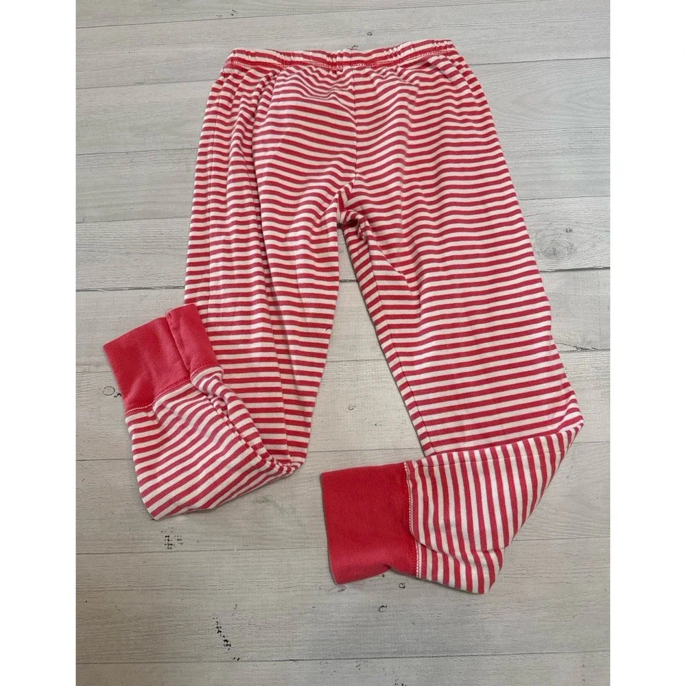 Mini Boden girls pink stripe pajamas‎ size 8 years